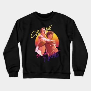 Call Me By Your Name Retro Sunset Crewneck Sweatshirt